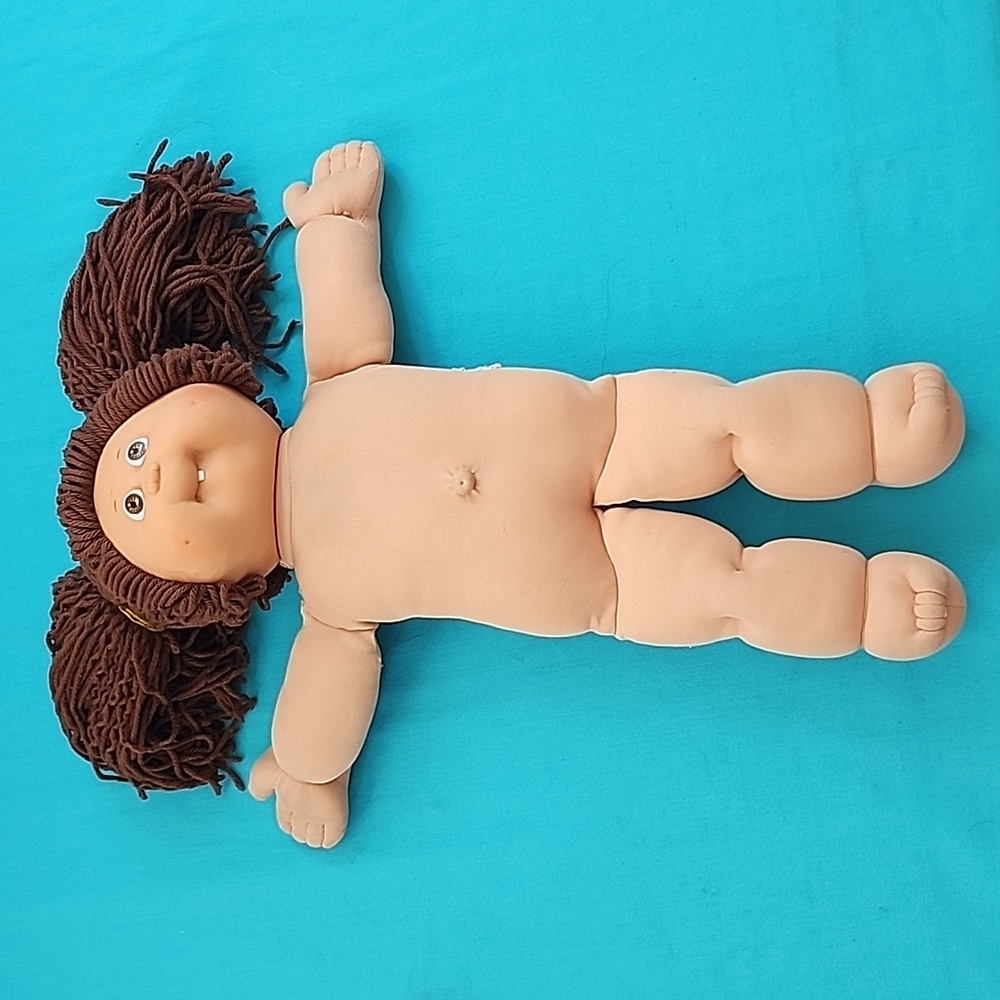 Vintage 1985 Brown Hair & Brown Eyes Cabbage Patch Kid Doll